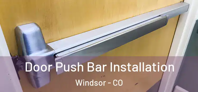  Door Push Bar Installation Windsor - CO