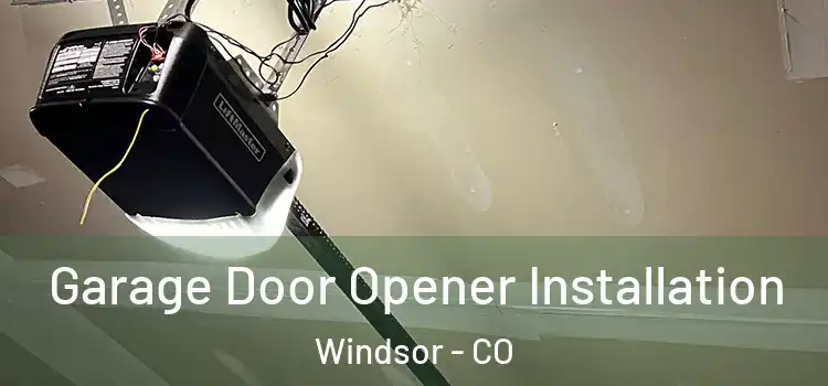  Garage Door Opener Installation Windsor - CO