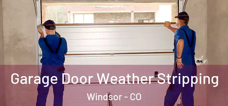  Garage Door Weather Stripping Windsor - CO