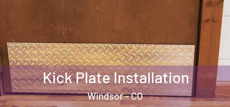  Kick Plate Installation Windsor - CO